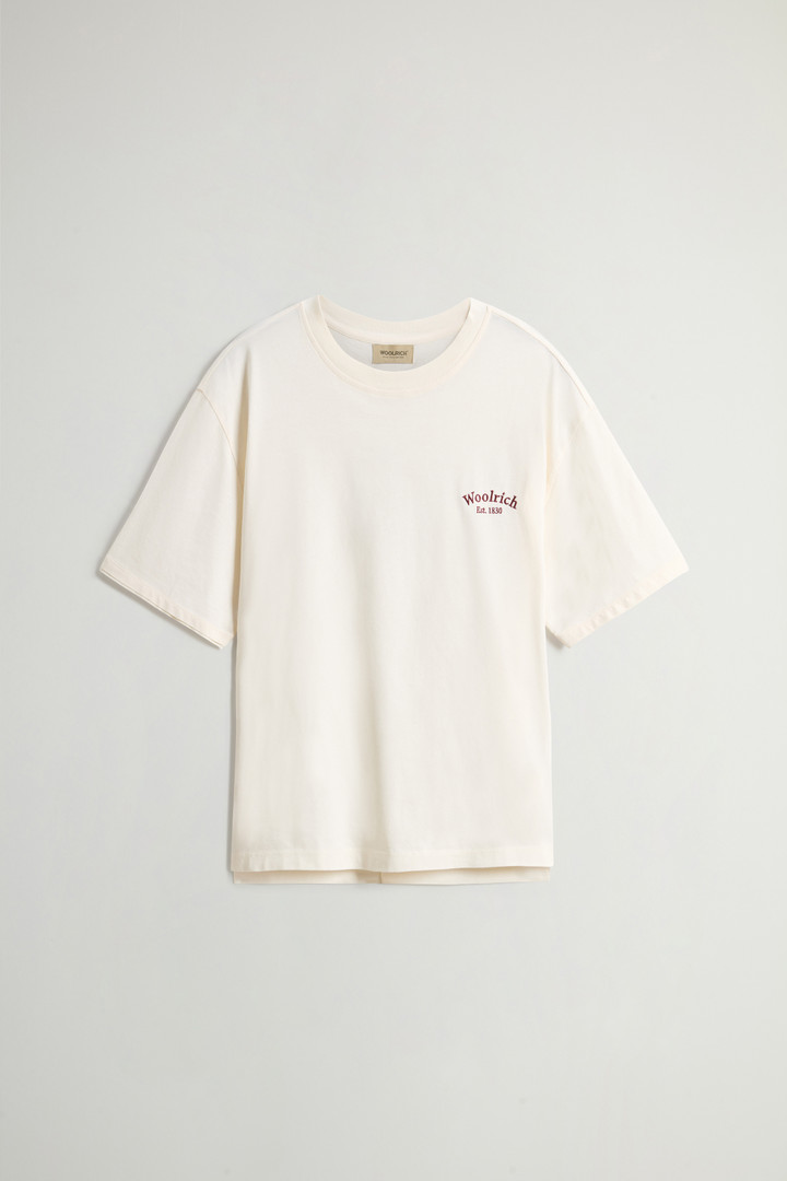 LOGO TEE White photo 5 | Woolrich