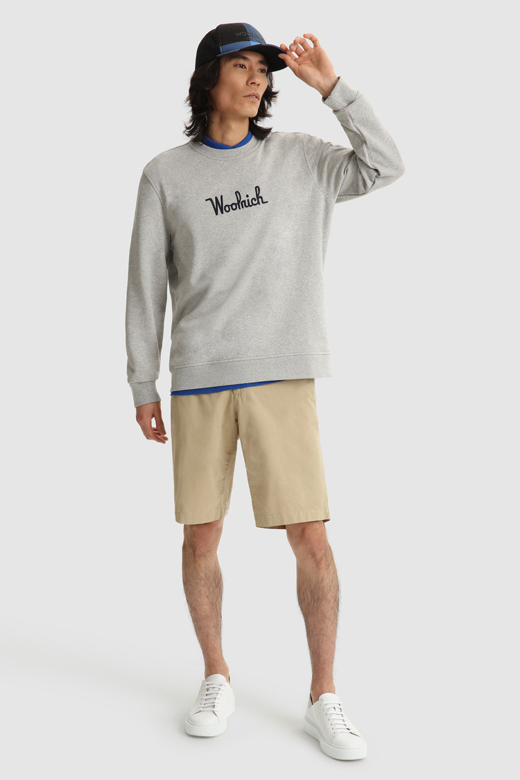 Essential crewneck sweatshirt in organic cotton