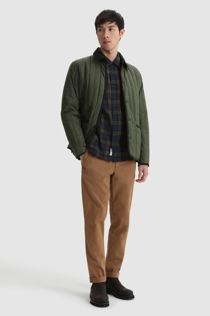 Giacca a camicia Barrier in cotone cerato British Millerain