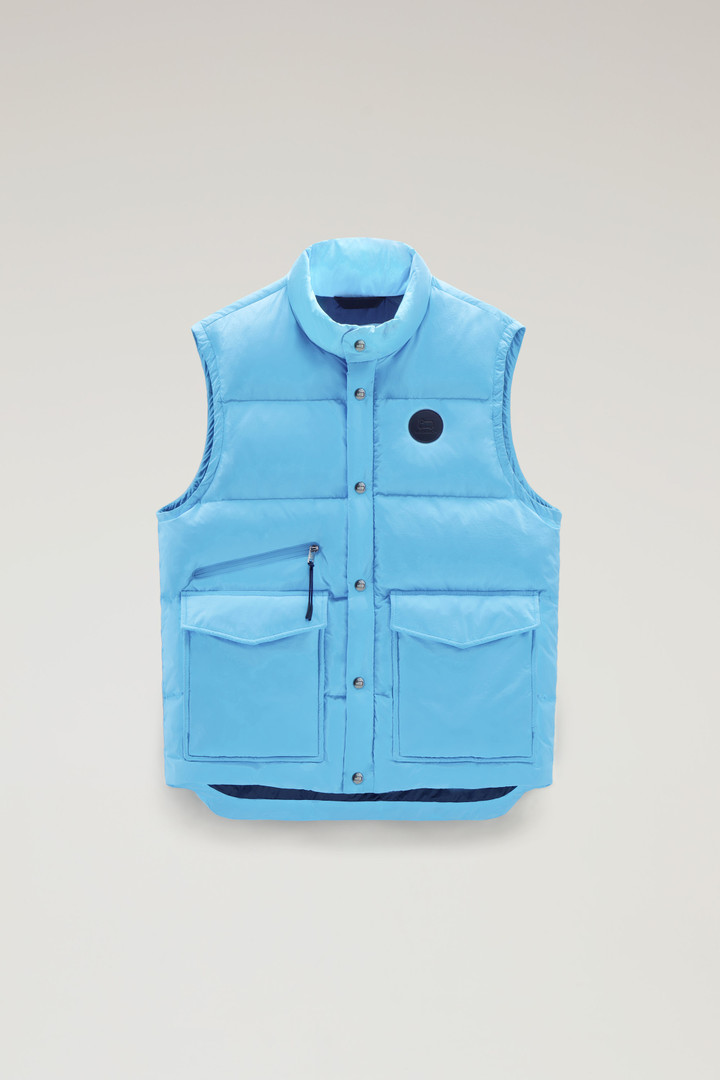 Aleutian Quilted Vest in recycled Eco Taslan Nylon Blue photo 1 | Woolrich