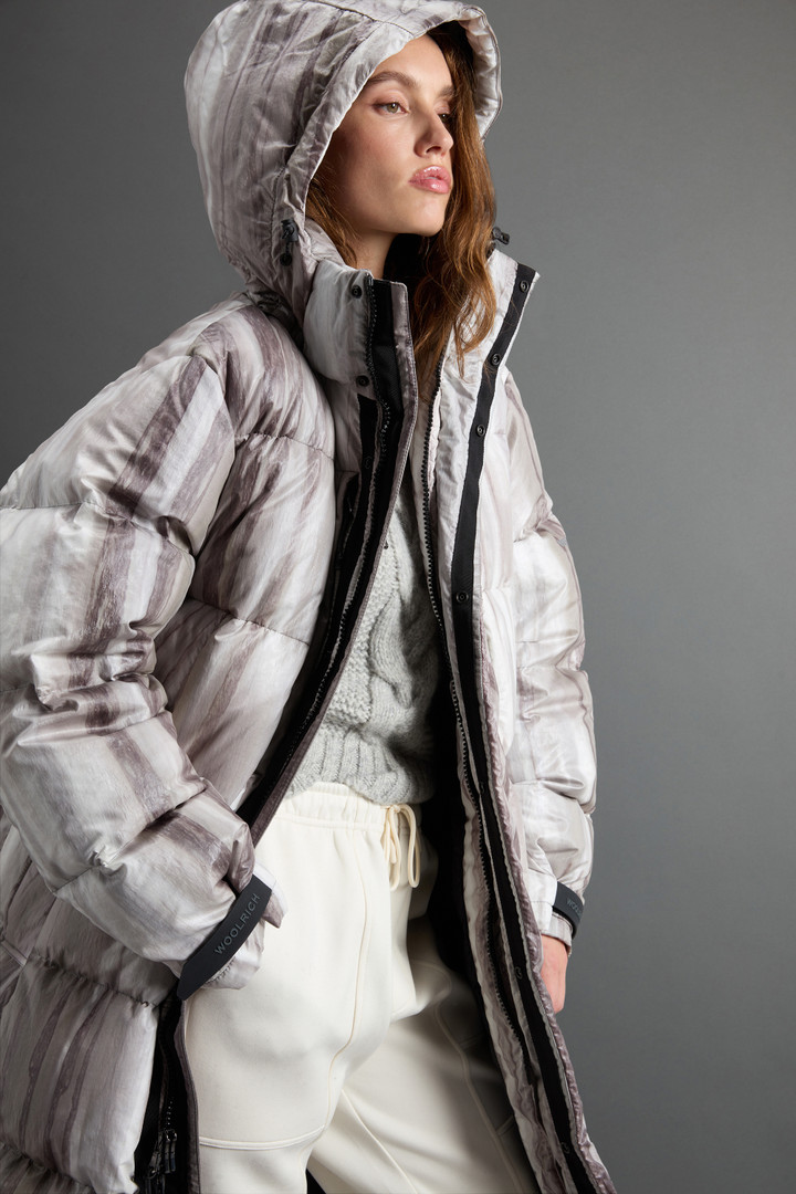 Olmetex Nylon Parka with Tie-Dye Motif by Todd Snyder Gray photo 7 | Woolrich