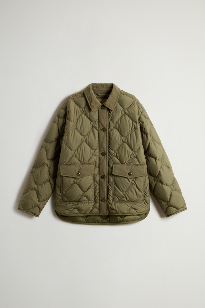 Jacke Heritage aus Mikrofaser Grün photo 5 | Woolrich