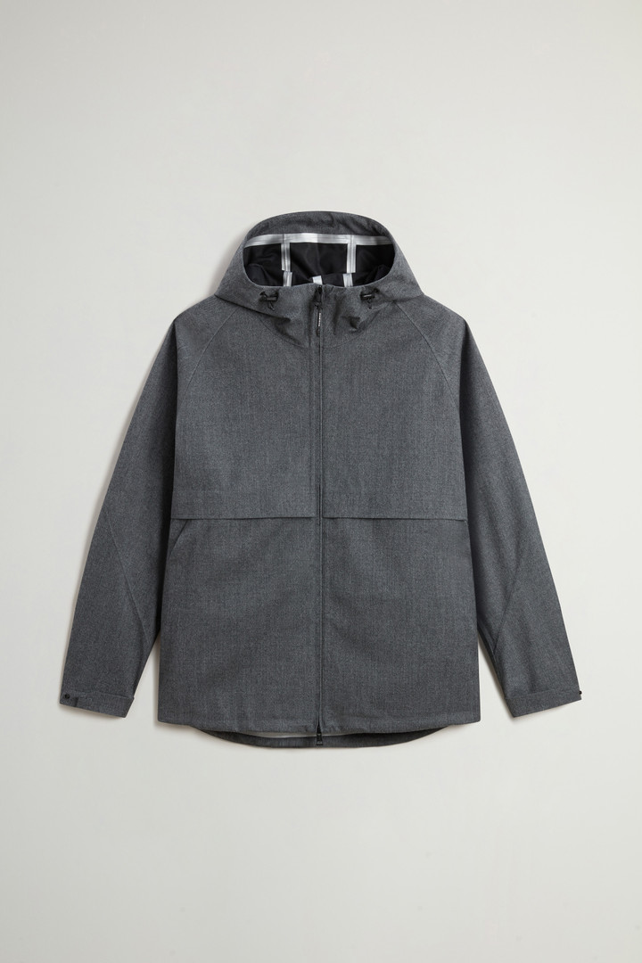 Jacket in Italian Pure Virgin Wool by Todd Snyder Gray photo 1 | Woolrich