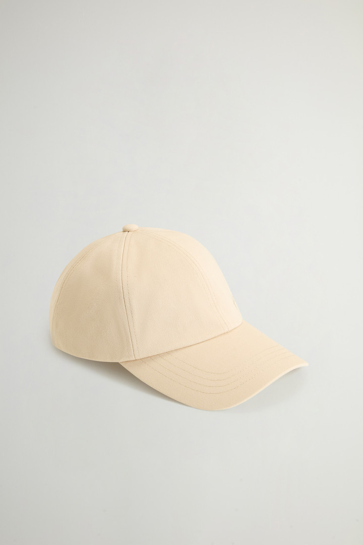 Cotton Twill Cap with Embroidered Logo Beige photo 1 | Woolrich