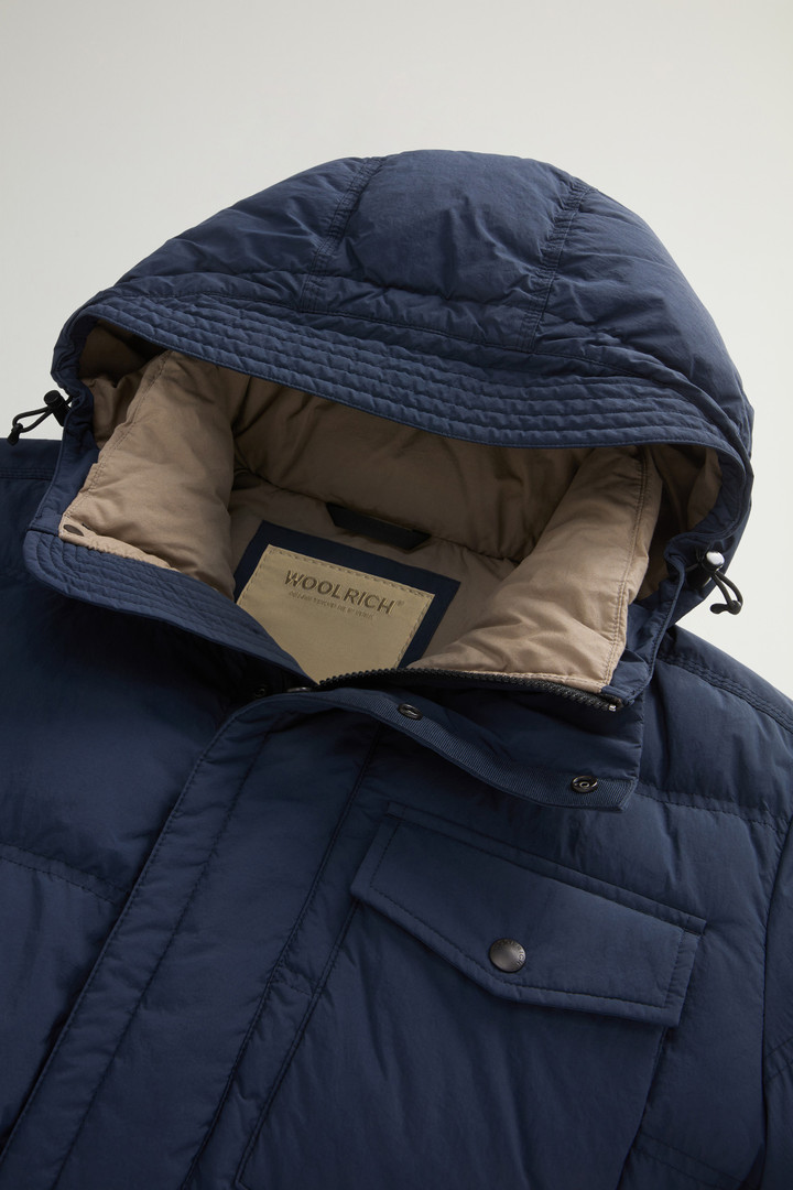 GARMENT DYED PUFFER JACKET Blau photo 6 | Woolrich