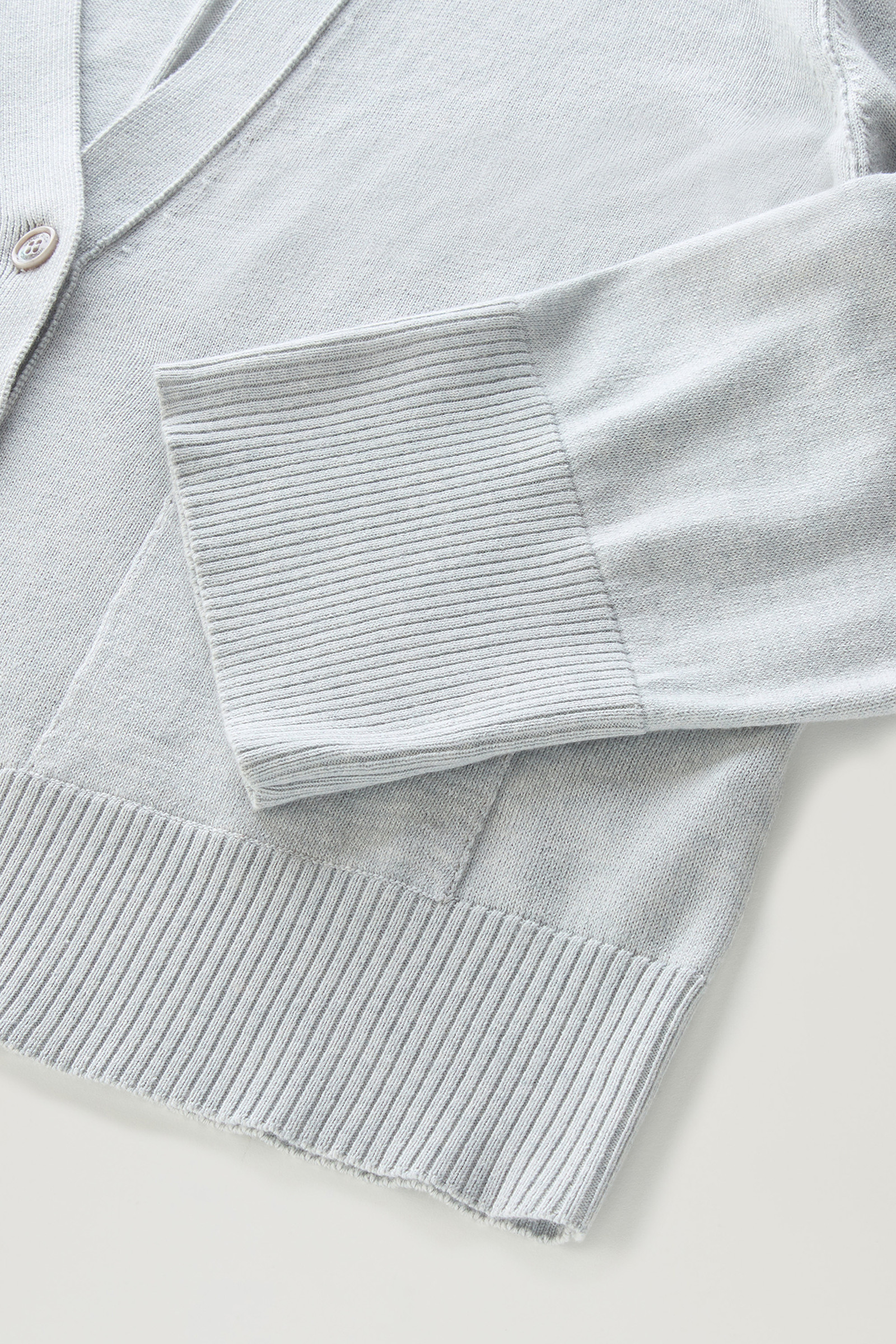 Cardigan in misto cotone e cashmere grigio photo 7 | Woolrich