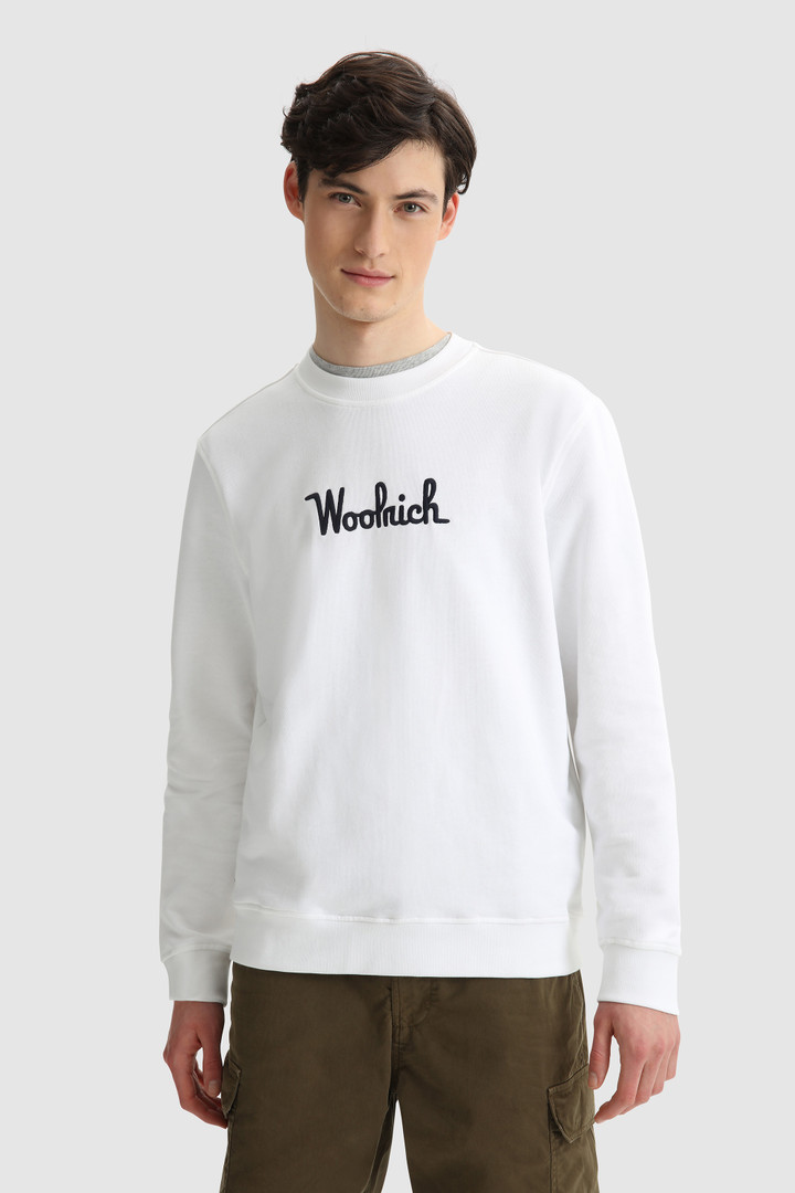 Essentieel sweatshirt met ronde hals van biologisch katoen
