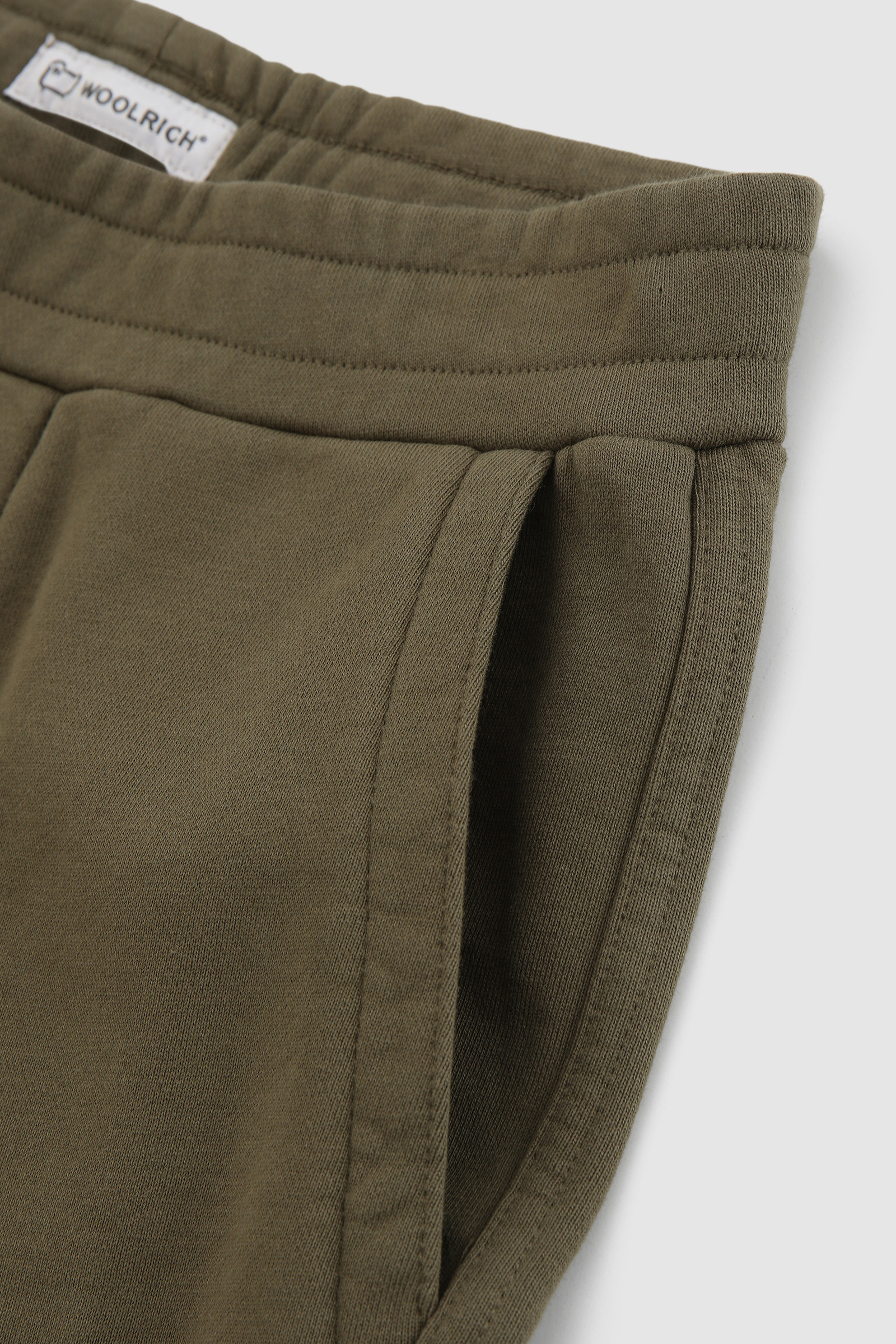 Pantaloncini da bambino in cotone organico felpato Verde photo 3 | Woolrich