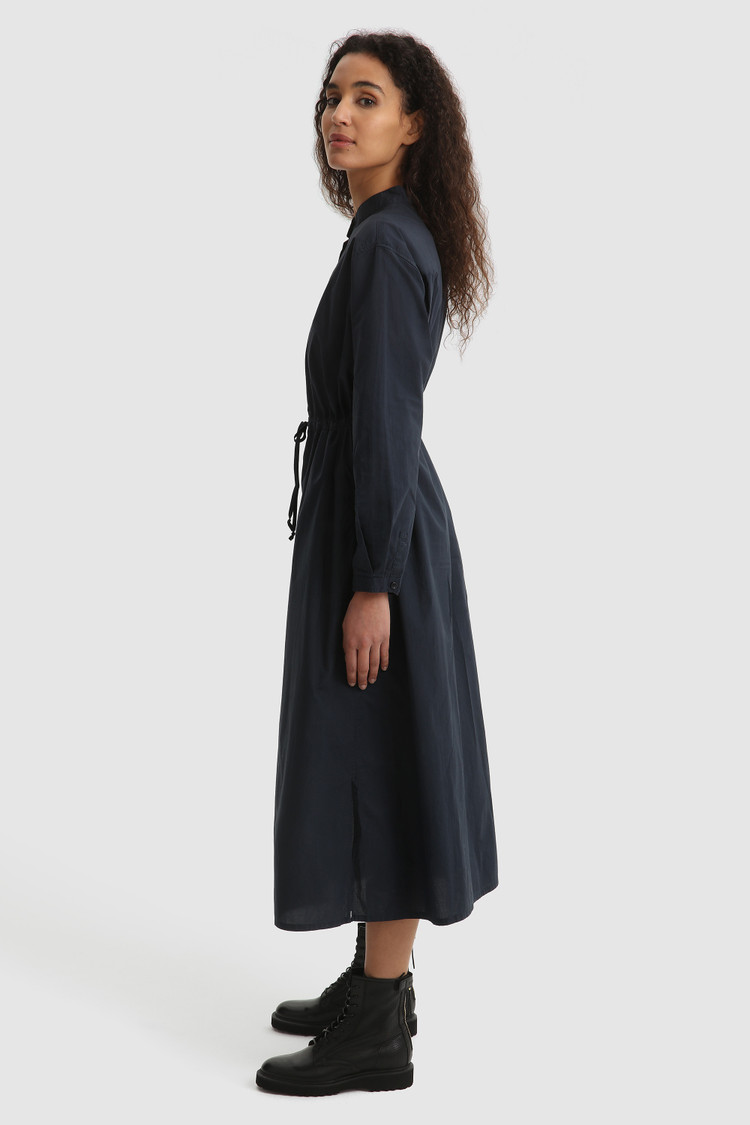 Long-sleeve Popeline dress