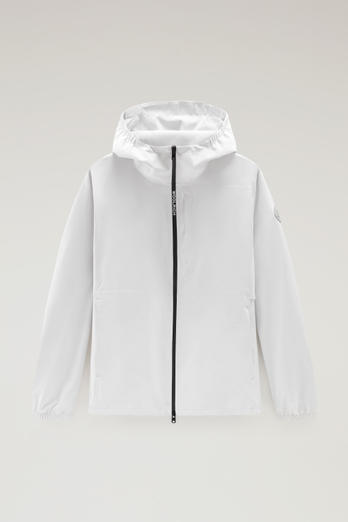 Waterproof Pacific Hooded Jacket White | Woolrich
