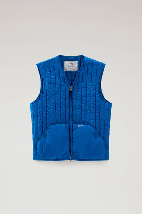 Quilted Vest in Recycled Pertex Quantum Blue photo 2 | Woolrich