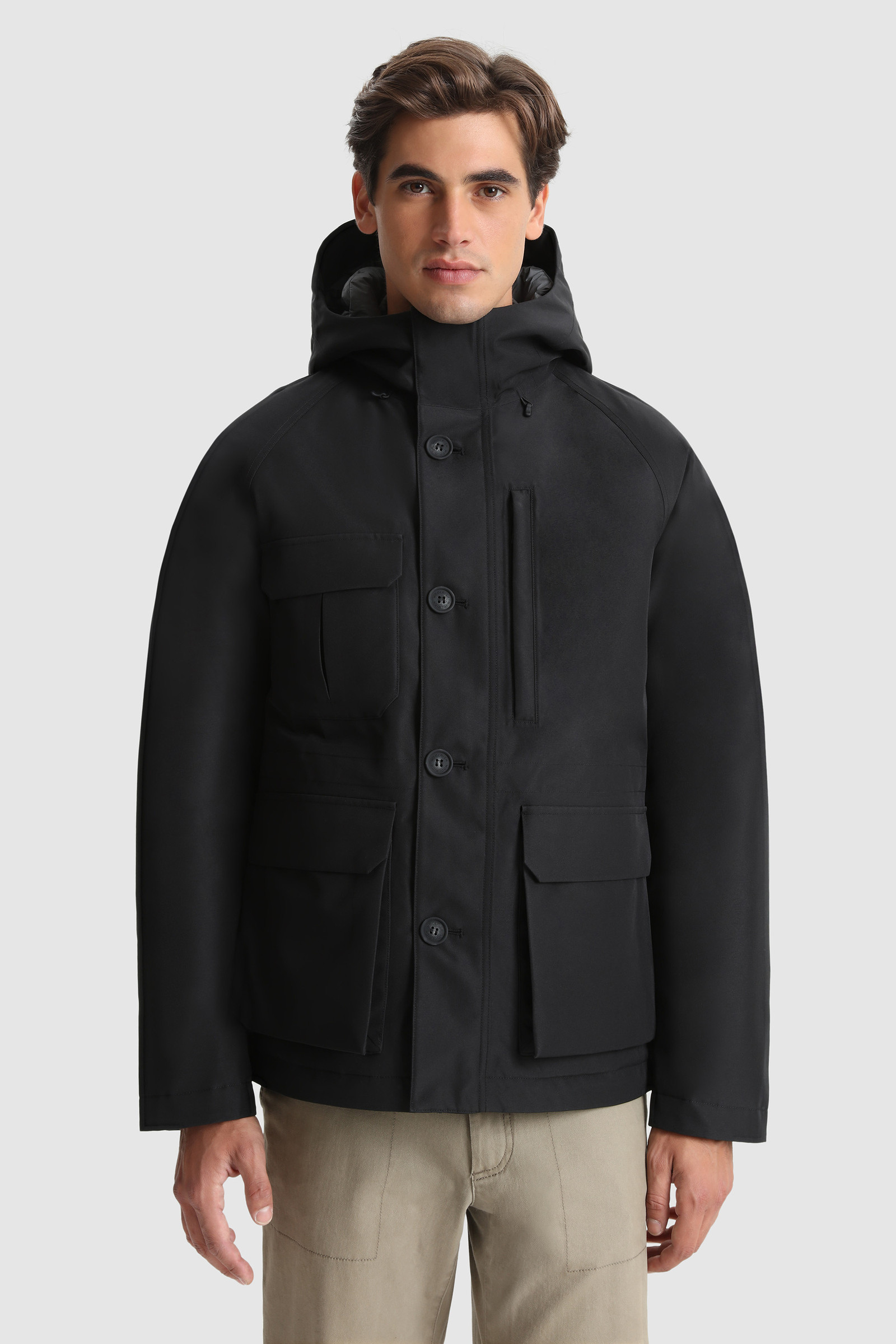 Men's Gore-Tex Mountain Jacket Black | Woolrich USA