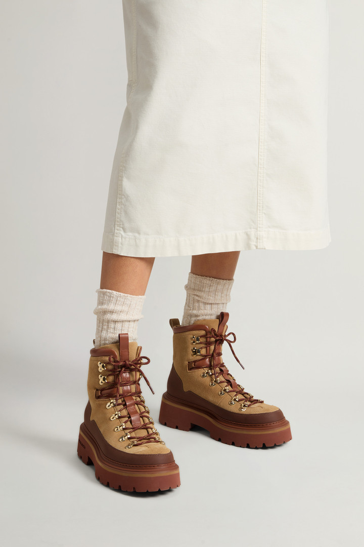 Leather Trekker Ankle Boots Brown photo 6 | Woolrich