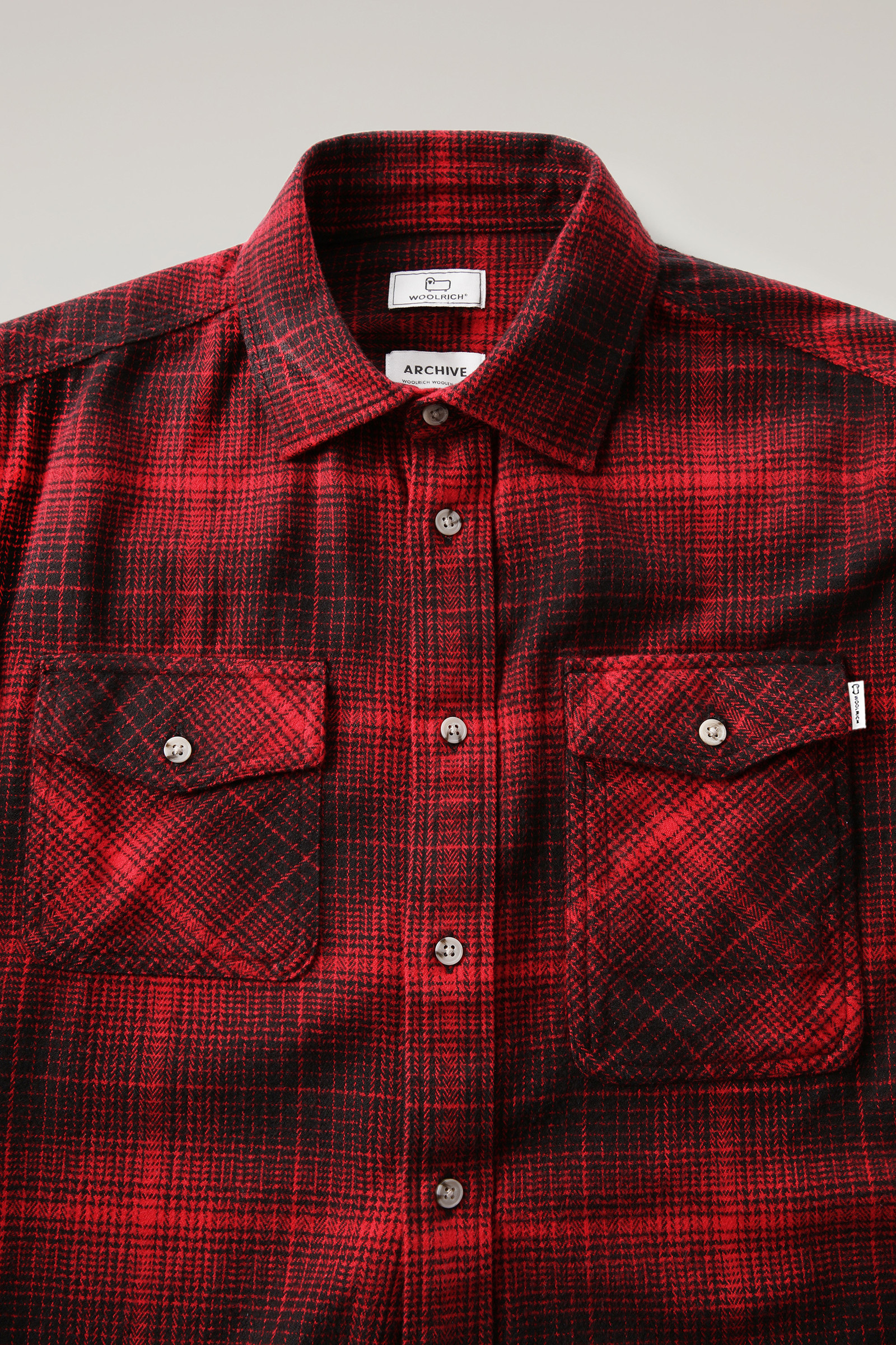 Cruiser Flannel Check Shirt Red photo 6 | Woolrich