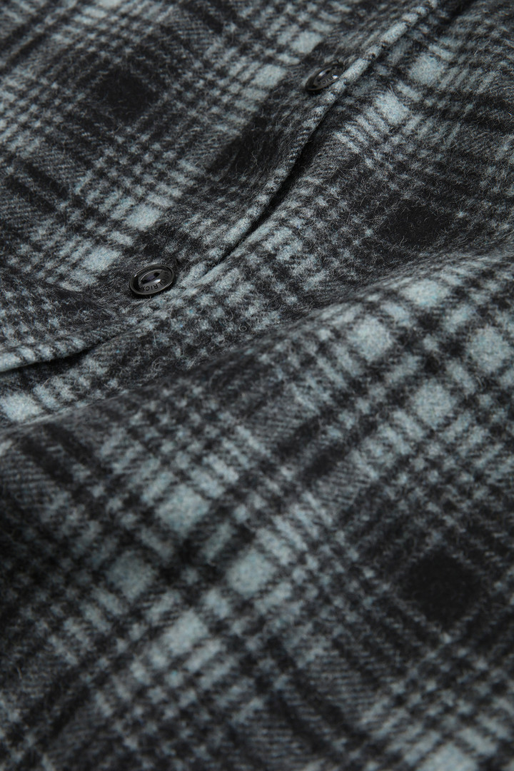 Alaskan Melton Shirt in recycled Italian wool