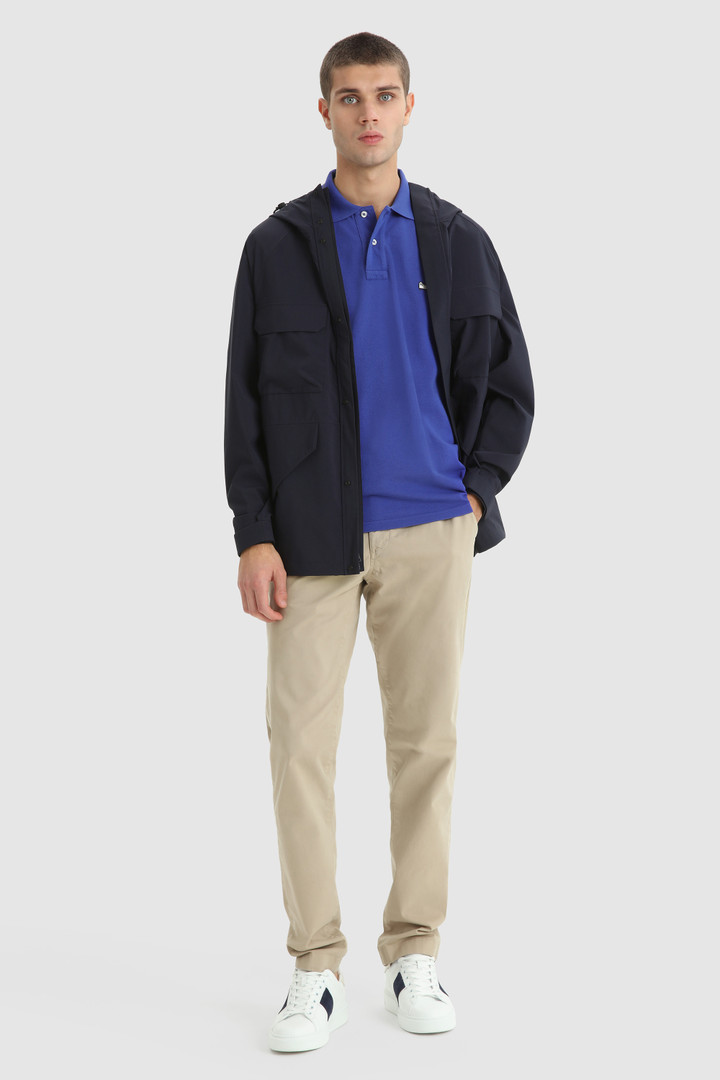 Zweilagige, wasserdichte, ultraleichte Jacke Mountain Blau photo 2 | Woolrich