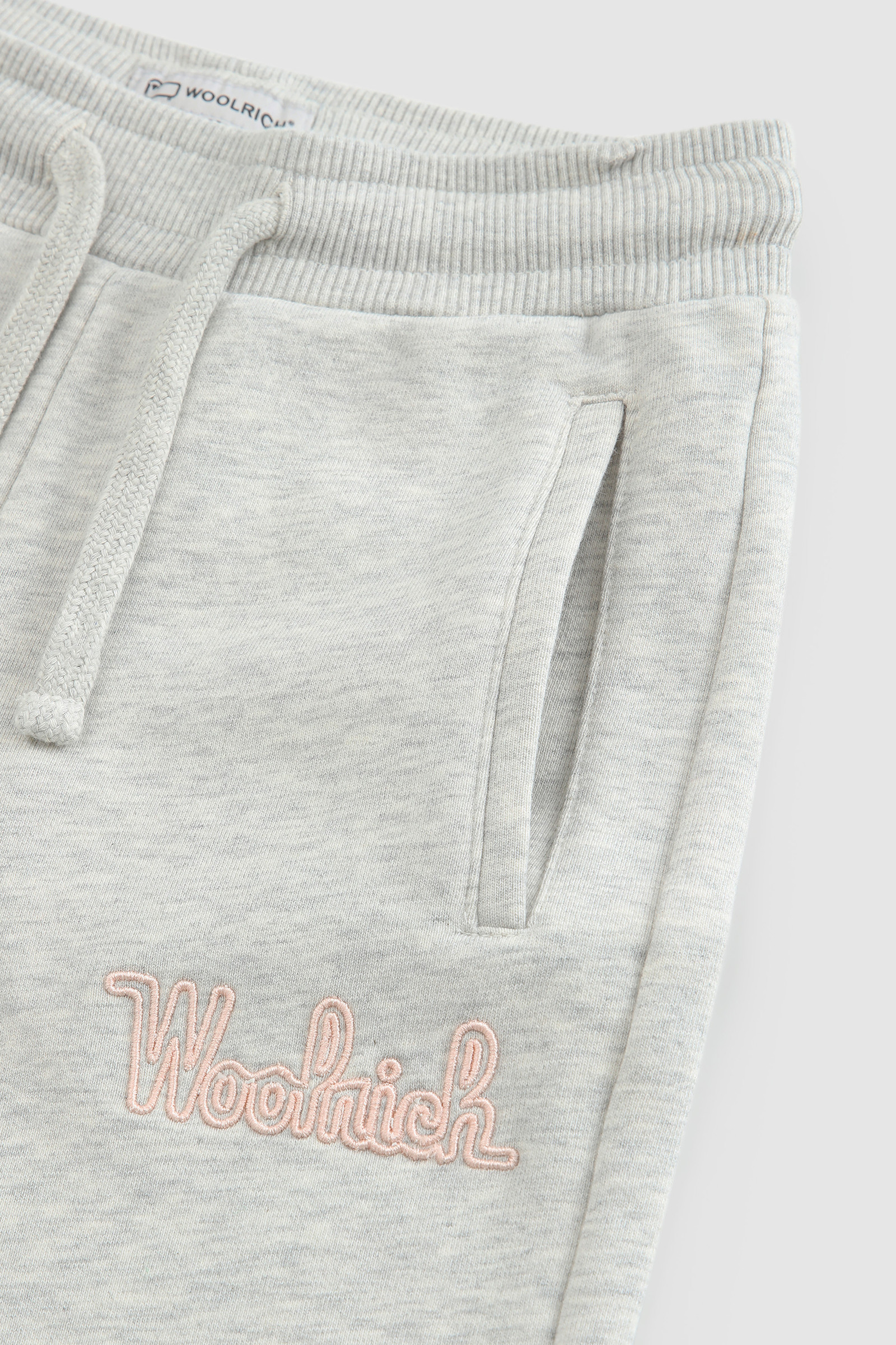 Pantalón deportivo de niña en forro polar de algodón grey photo 4 | Woolrich