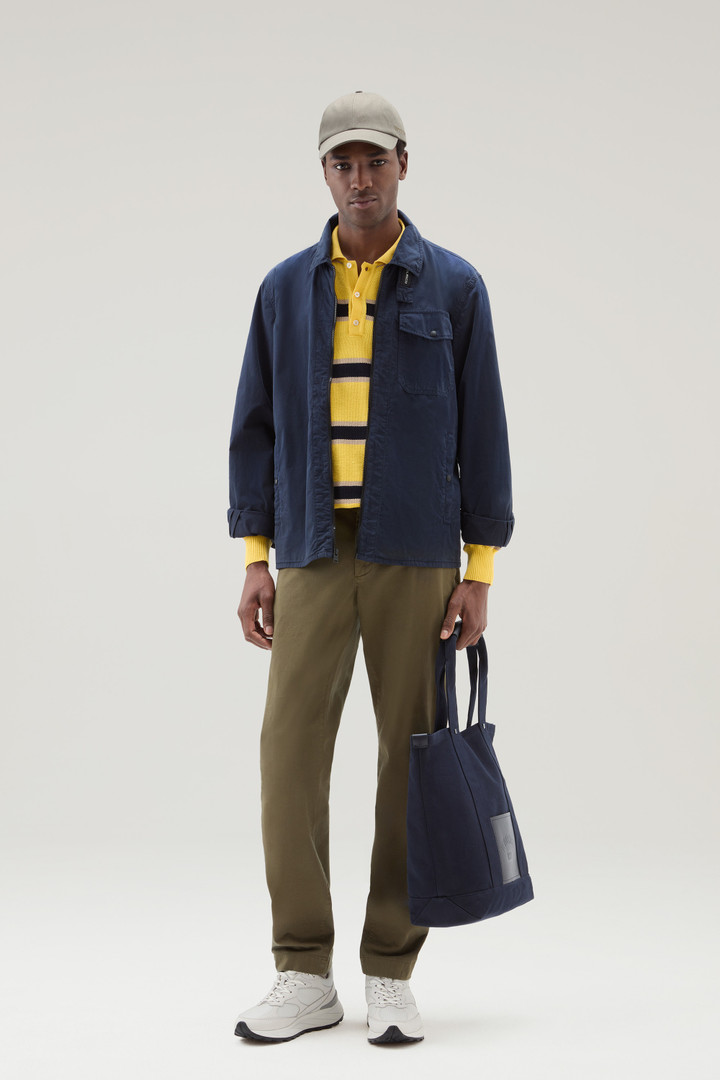 Garment-Dyed Overshirt in Pure Cotton Blue photo 2 | Woolrich