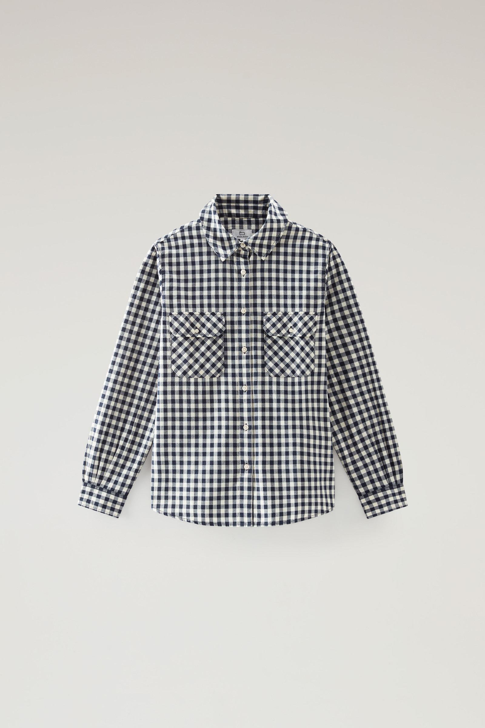Appalachian Trail Check Shirt in Pure Cotton Blue photo 5 | Woolrich
