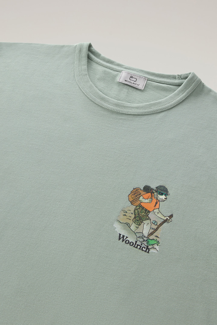 ANIMATED SHEEP T-SHIRT Green photo 6 | Woolrich