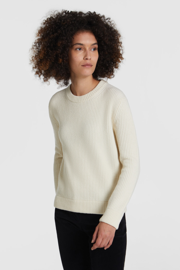 Wool crewneck sweater