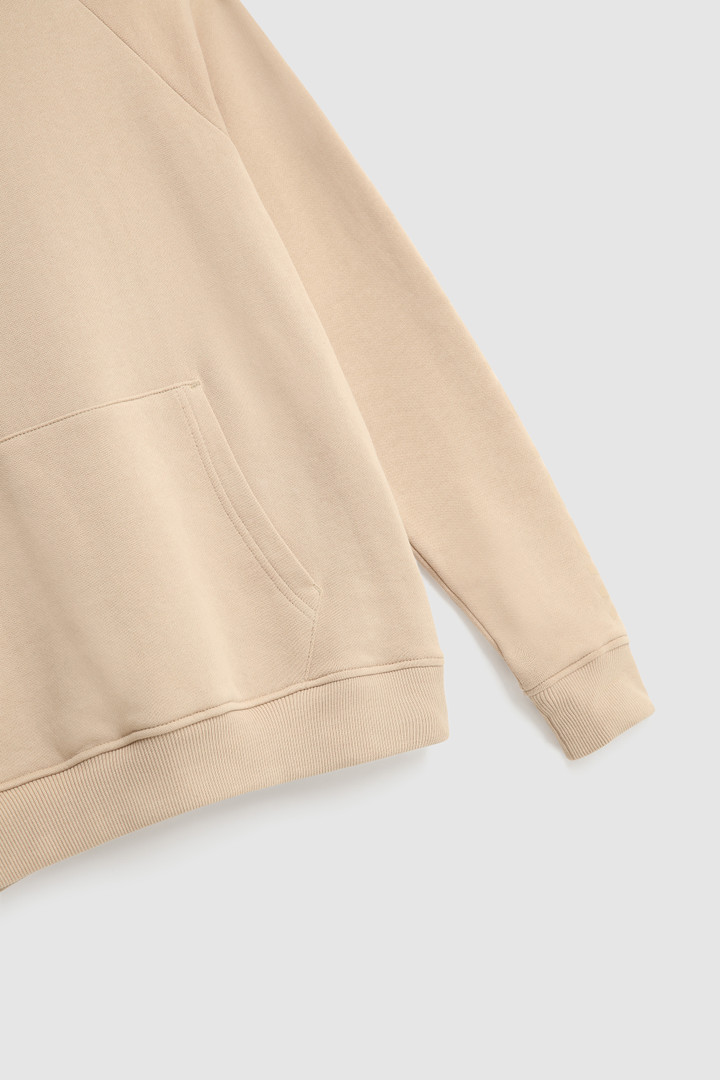Sudadera con capucha de felpa con logotipo estampado