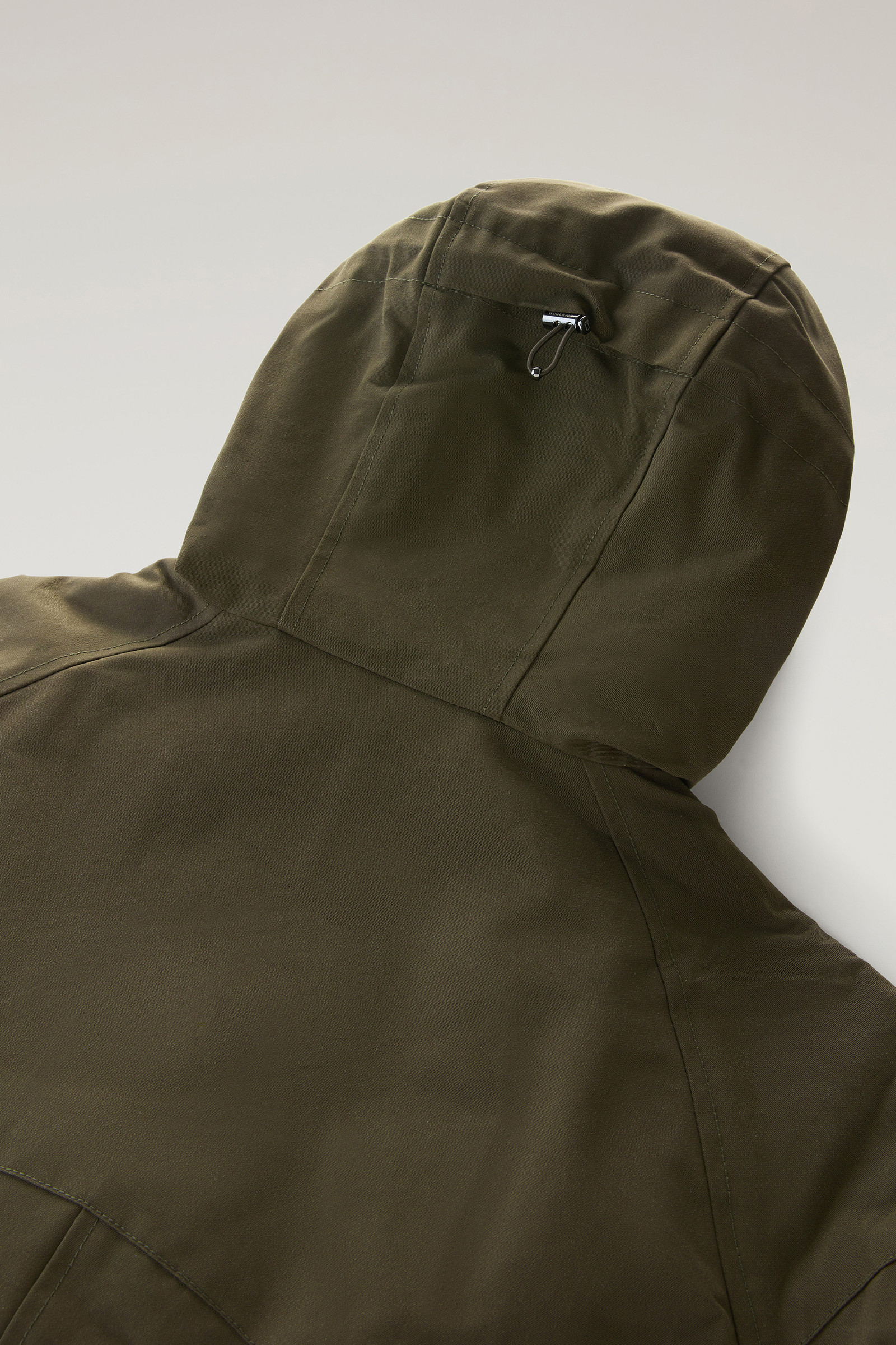 Long Parka in Ramar Cloth with Western Details Green photo 9 | Woolrich