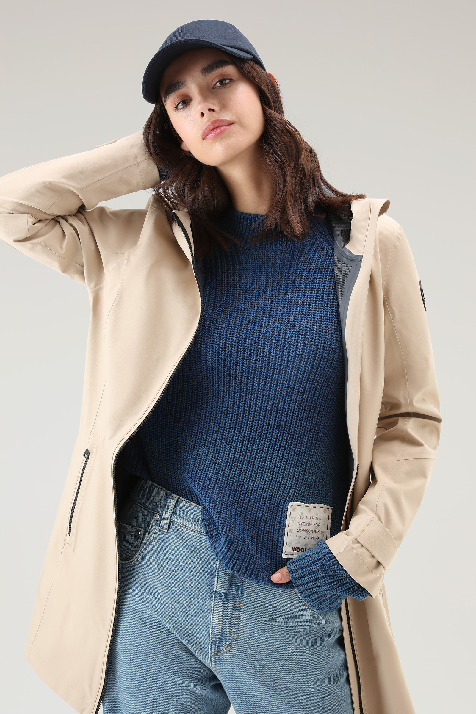Waterproof Leavitt Summer Parka Beige photo 4 | Woolrich