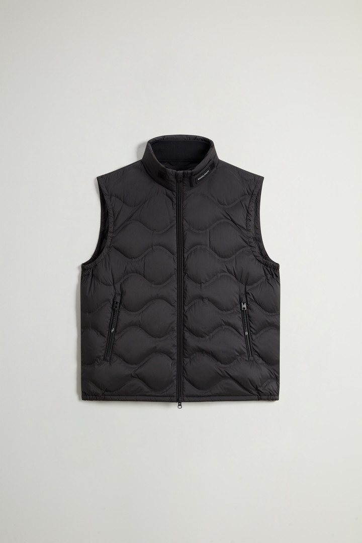 Padded Microfiber Vest Black photo 5 | Woolrich