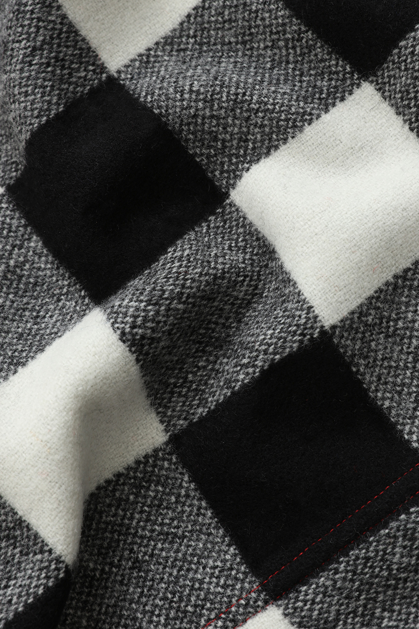 Maxi-camicia Buffalo Check per cani di taglia grande Temellini/Woolrich bianco photo 9 | Woolrich