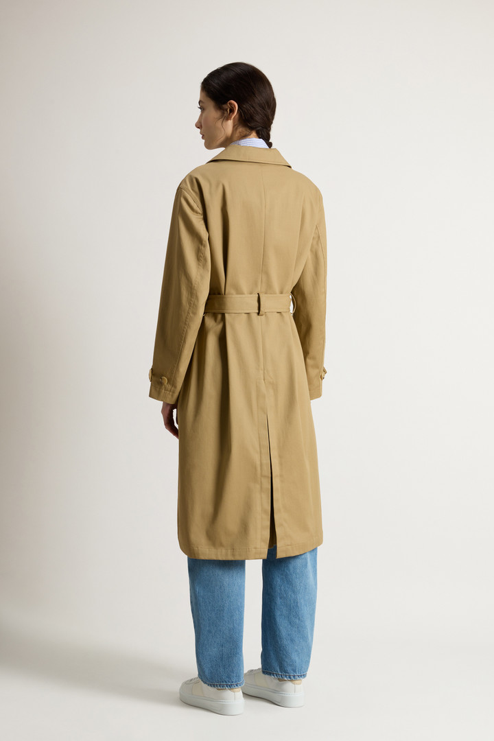 Pure Cotton Trench Coat Beige photo 3 | Woolrich