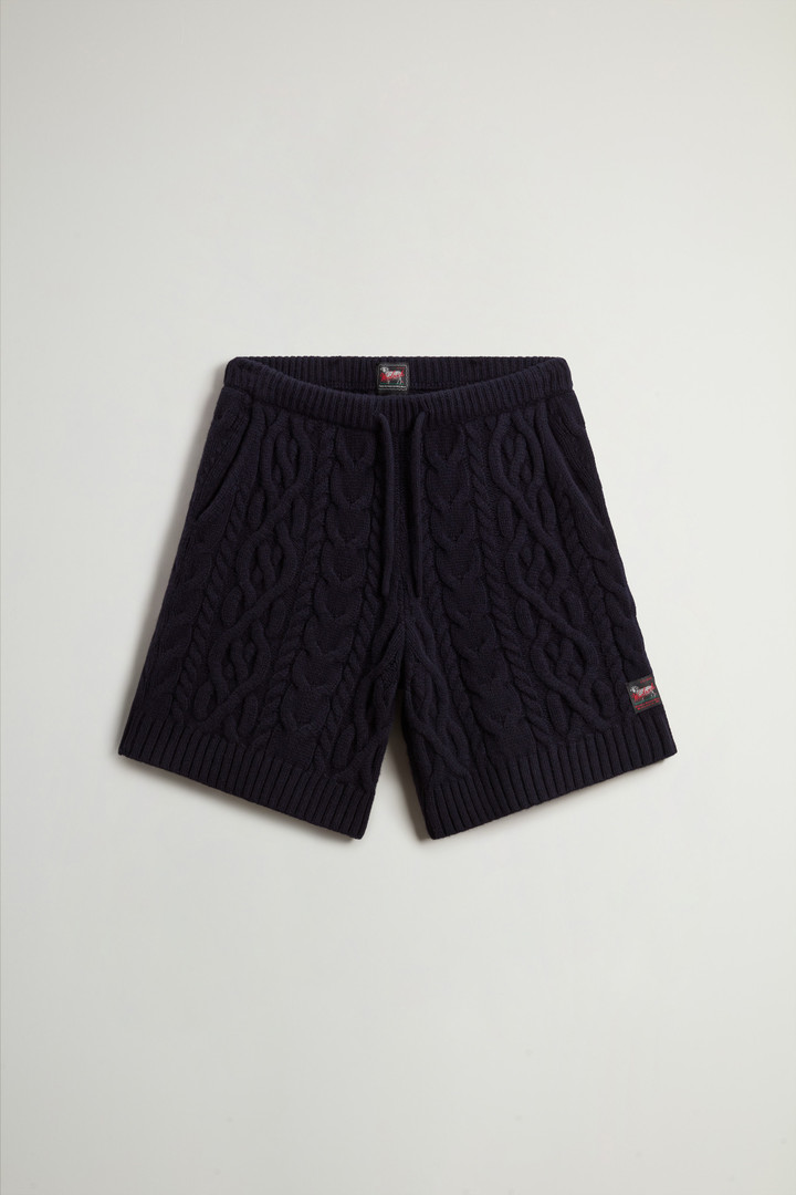 Shorts in Italian Pure Merino Wool by Todd Snyder Blue photo 4 | Woolrich