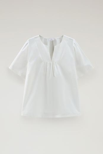 Pure Cotton Poplin Blouse White | Woolrich