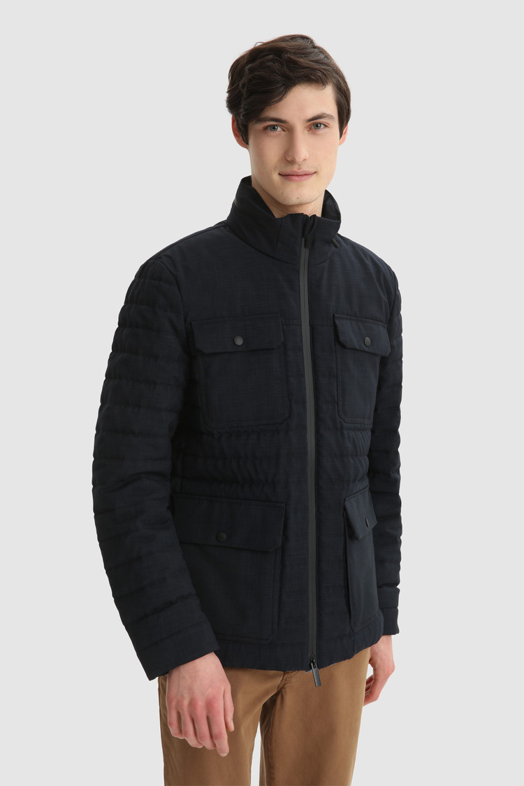City Field Jacket in wool effect fabric