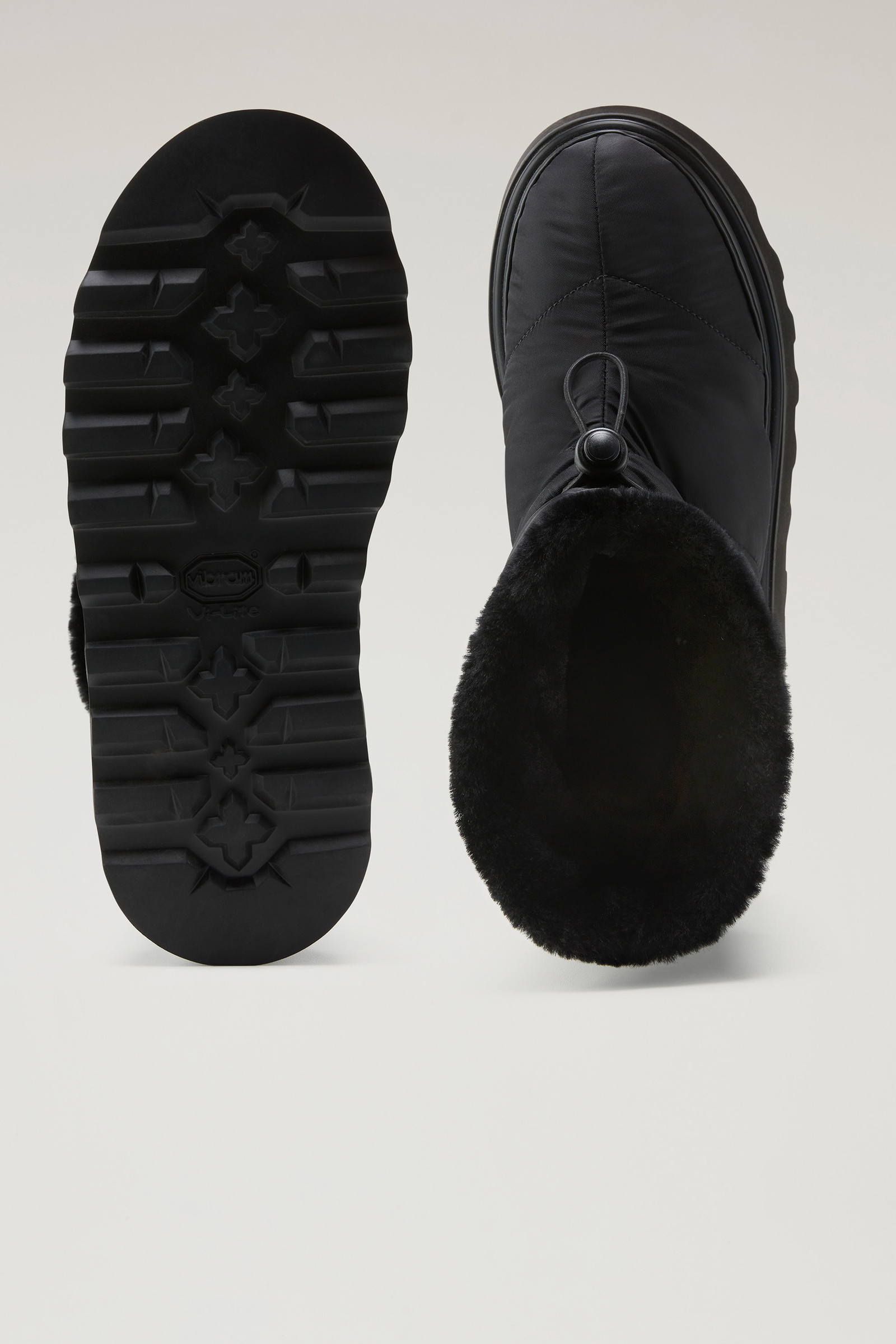Nylon Boots with Shearling Lining Black photo 4 | Woolrich