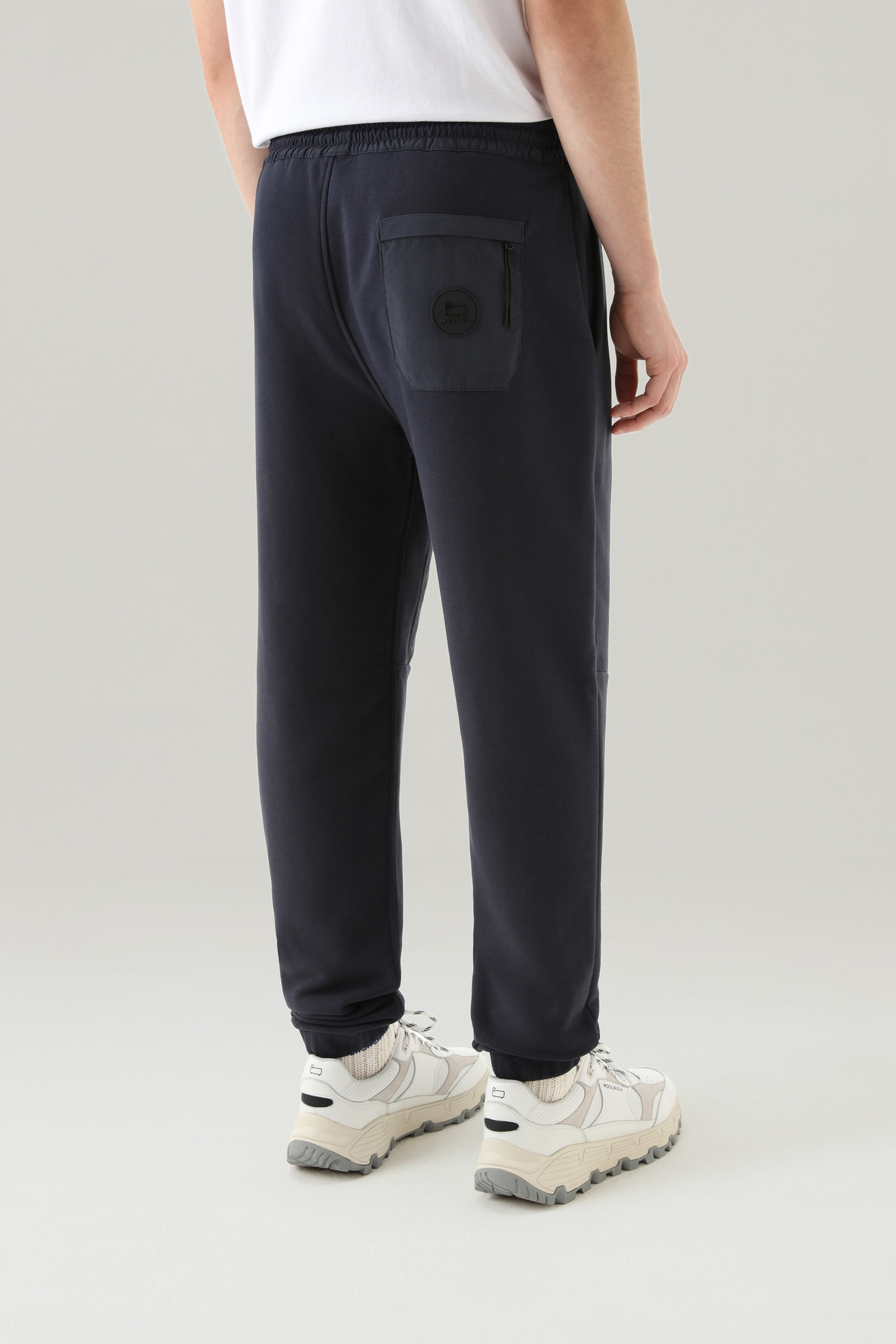 Pantaloni sportivi in cotone e nylon Taslan blu photo 3 | Woolrich
