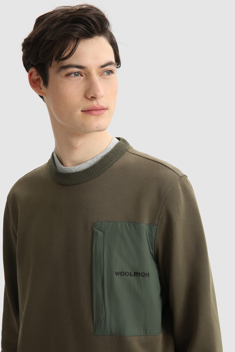 Sweatshirt mit Rundhalsausschnitt und gedrucktem Logo