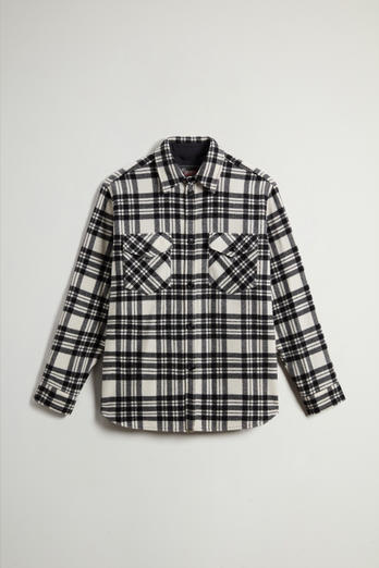 Check Overshirt in Pure Cashmere by Todd Snyder Multicolor photo 1 | Woolrich