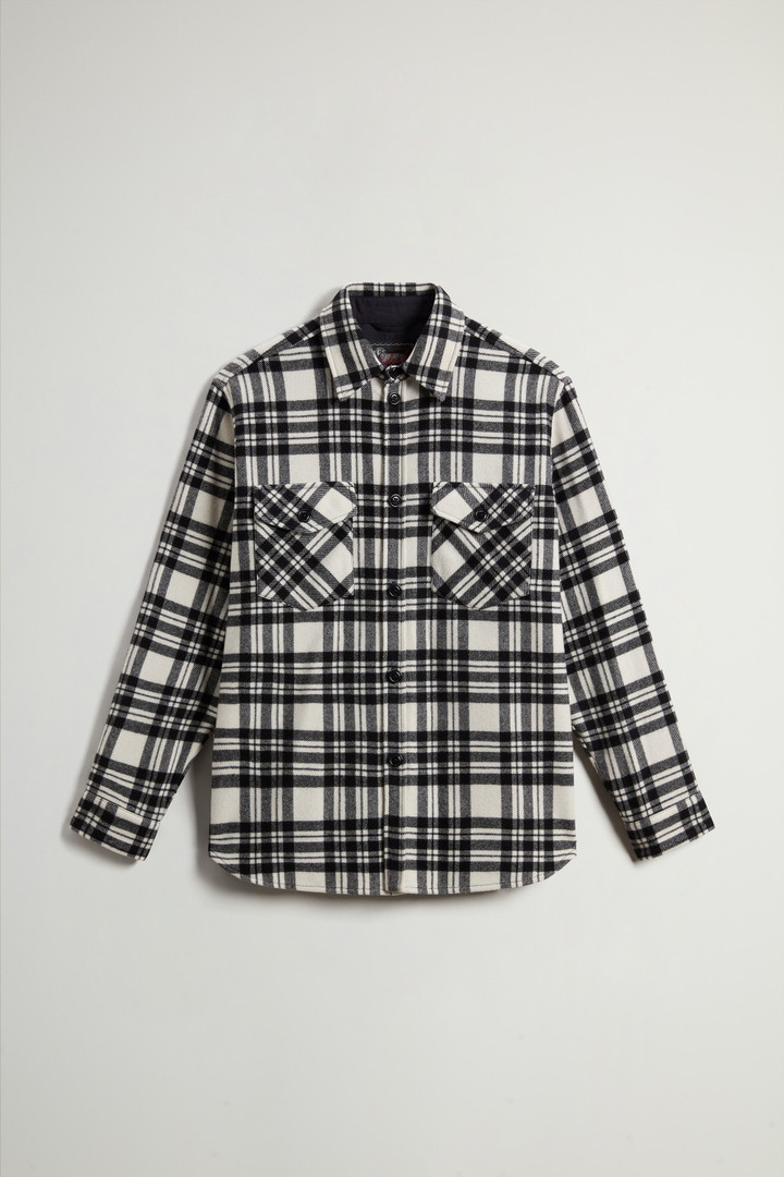 Check Overshirt in Pure Cashmere by Todd Snyder Multicolor photo 5 | Woolrich