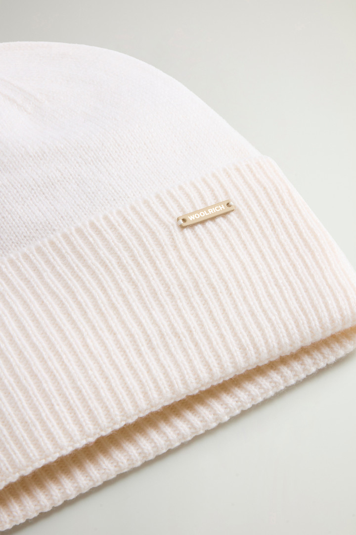 Pure Cashmere Beanie White photo 3 | Woolrich