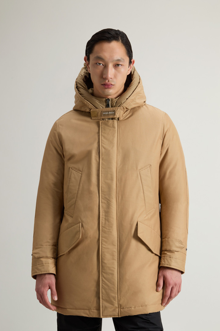 Polar Parka in Ramar Cloth with High Collar Beige photo 1 | Woolrich