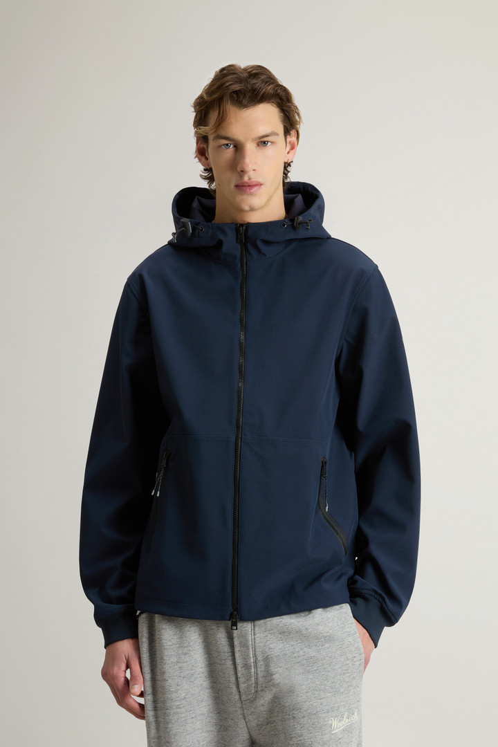 Veste en Tech Softshell Bleu photo 1 | Woolrich