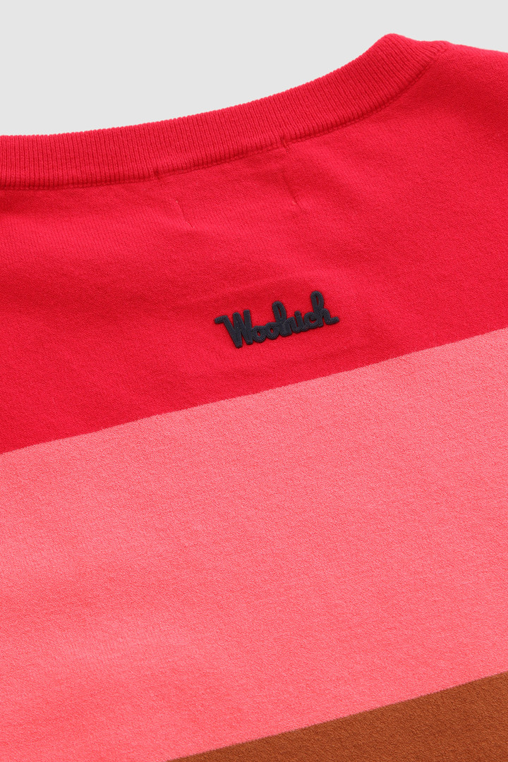 Jersey de cuello redondo con manga 3/4 rojo photo 6 | Woolrich