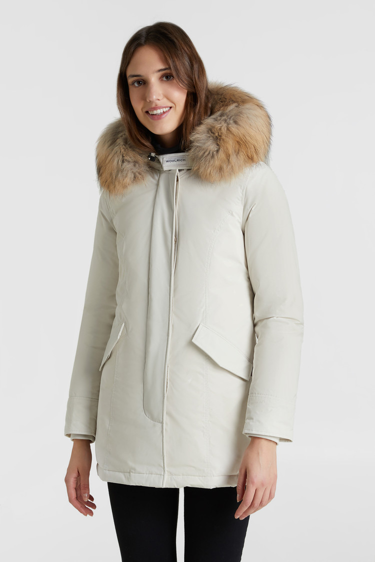 Luxury Arctic Parka with racoon fur