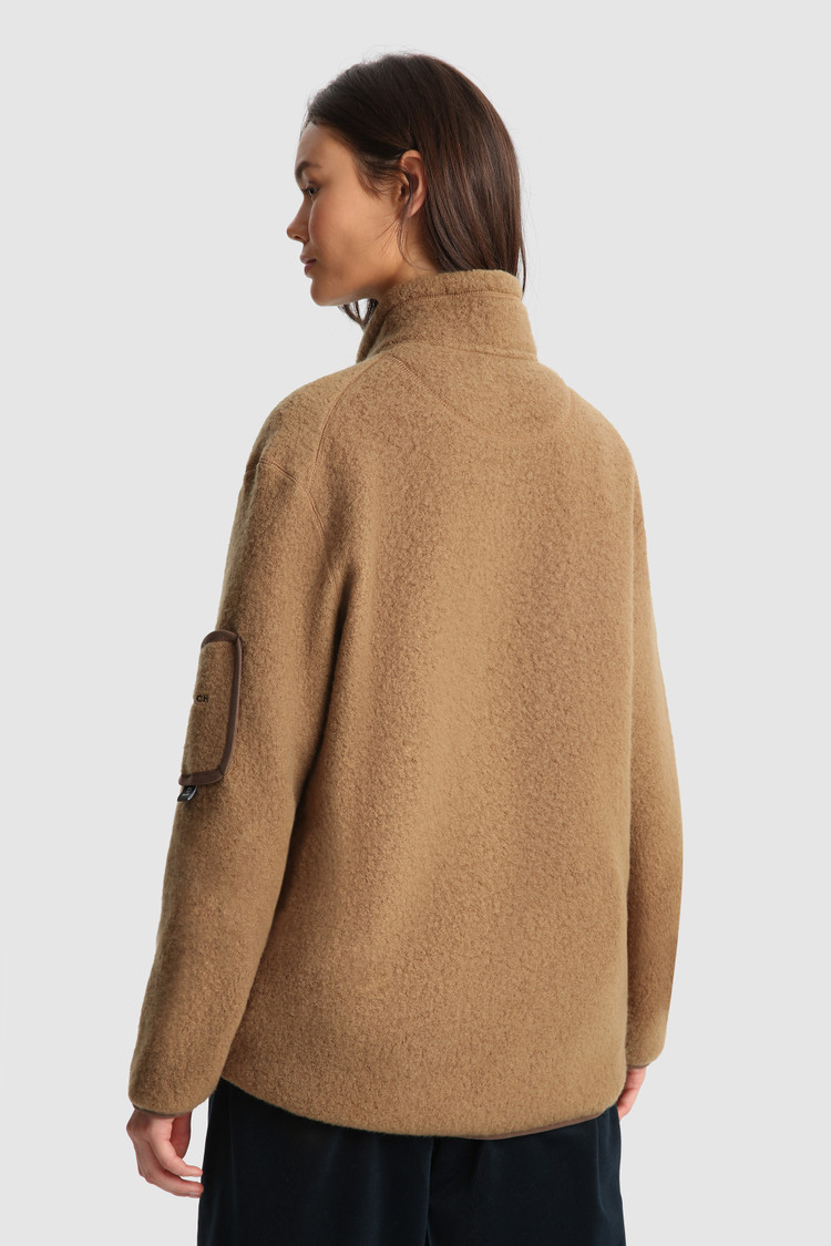Terra Light Melton full-zip pullover
