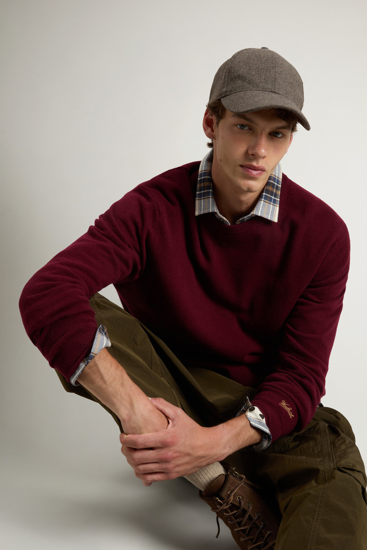 Pure Wool Crewneck Sweater Red photo 4 | Woolrich