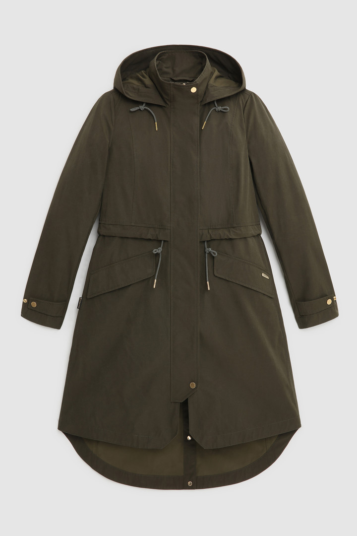Azun Parka con cordón y capucha ajustable