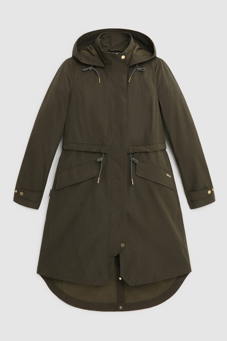 Azun Parka con cordón y capucha ajustable