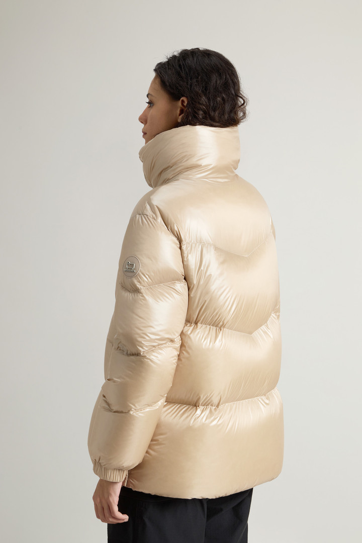 Doudoune Aliquippa en nylon brillant Beige photo 3 | Woolrich