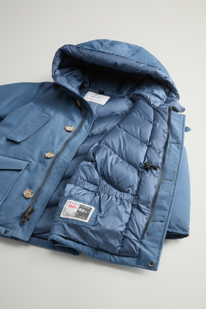 Boys' Arctic Parka in Ramar Cloth Blue photo 5 | Woolrich